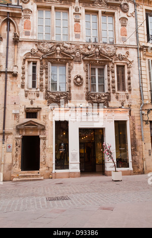 Maison Maillard dans la rue des Forges, Dijon. Banque D'Images