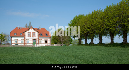 Maison de campagne de l'île de Poel, Allemagne Banque D'Images