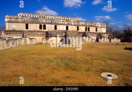 Kabah Palace.ruines mayas. Route Puuc.Yucatan.Le Mexique. Banque D'Images