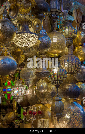 Lampes antiques marocain Banque D'Images