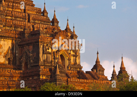 TEMPLE SULAMANI a été construit en 1183 par Narapatisithu - BAGAN, MYANMAR Banque D'Images