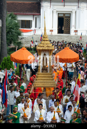 Pii Mai célébration du Nouvel An Lao, Luang Prabang, Laos Banque D'Images