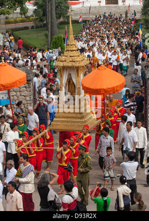 Pii Mai célébration du Nouvel An Lao, Luang Prabang, Laos Banque D'Images