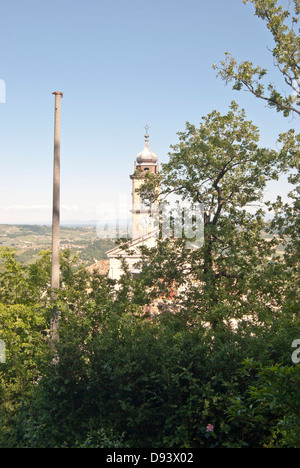 Sanctuaire de Sacro Monte di Crea, Serralunga di Crea, Italie Monferrato Banque D'Images