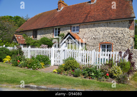 Cottage à East Dean, East Sussex England UK GO Banque D'Images