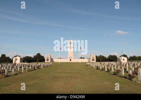 Le Mémorial National Australien, un monument commémoratif de la Première Guerre mondiale, Amiens, Somme, Picardie, France. Banque D'Images