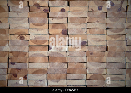 Close-up de la pile de planches Banque D'Images