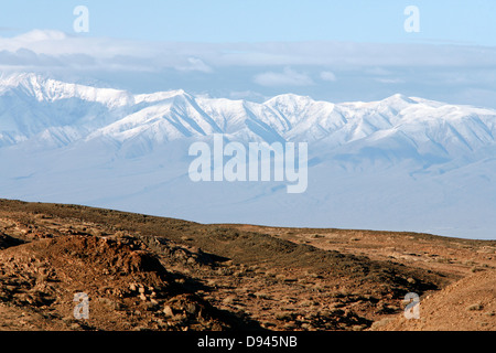 Vaste paysage, le nord-ouest de la Mongolie. Banque D'Images