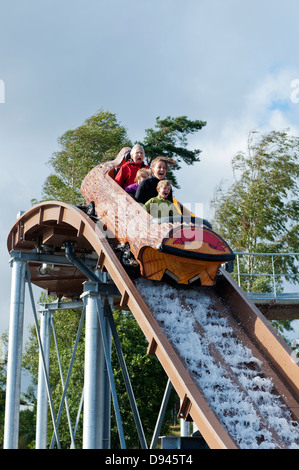 Dans la famille roller coaster Banque D'Images