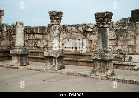 Ruines de Capharnaüm sea Eilat Israel Banque D'Images