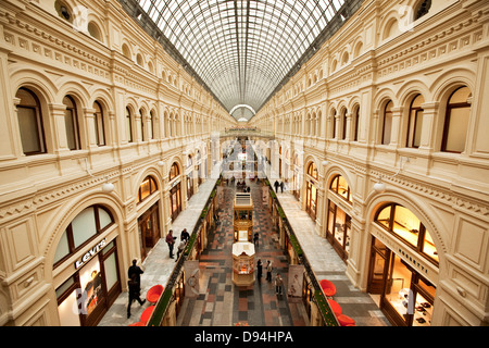 Du grand magasin gum, Moscou, Russie Banque D'Images