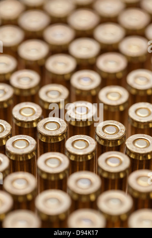 Close-up de 223 balles pour une carabine de calibre Banque D'Images