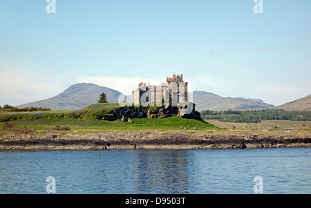 Duart Duart Castle, Firth of Lorn Point sur l'île de Mull en Écosse de l'ouest Banque D'Images