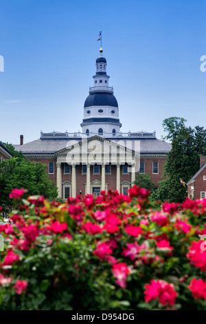 State House, Annapolis, Maryland, USA Banque D'Images