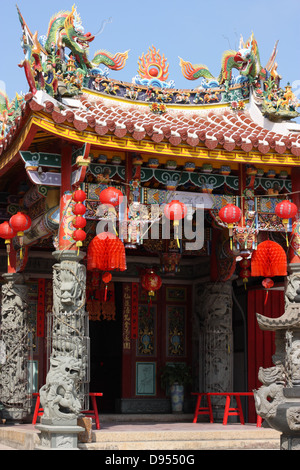 Temple taoïste, Jincheng, Kinmen County, Taiwan Banque D'Images