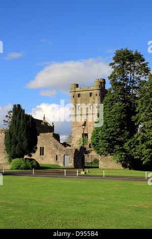 Hoddom Castle, Annandale, Dumfries et Galloway, Écosse, Royaume-Uni Banque D'Images