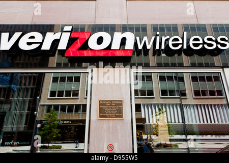 Boutique Verizon Wireless Banque D'Images