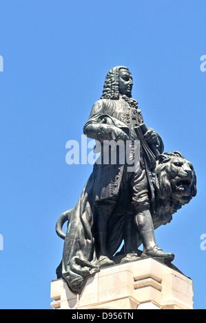 Statue de la place Marques de Pombal Lisbonne Portugal Banque D'Images