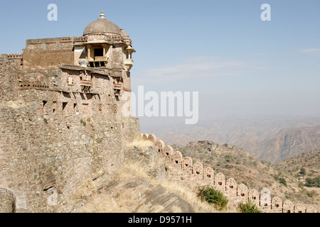 Kumbalgarh fort, Rajasthan, Inde Banque D'Images