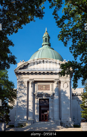 L'United States Naval Academy Chapelle, Annapolis, Maryland, USA. 1908 Banque D'Images