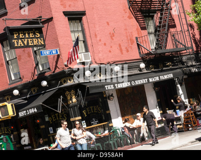 Pete's Tavern, de Gramercy Park, Irving Place NYC Banque D'Images