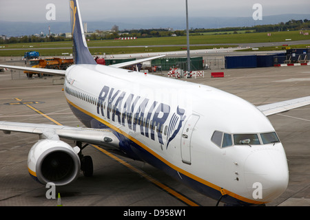 Ryanair boeing 737 ei-FDL Dublin Airport Terminal 1 Irlande Banque D'Images