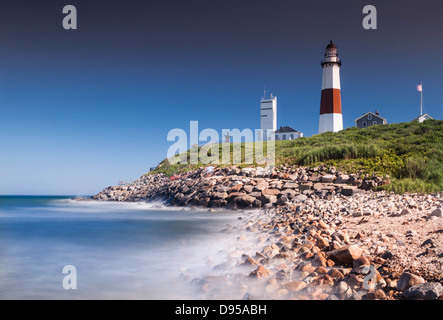 Montauk Point - La fin Banque D'Images