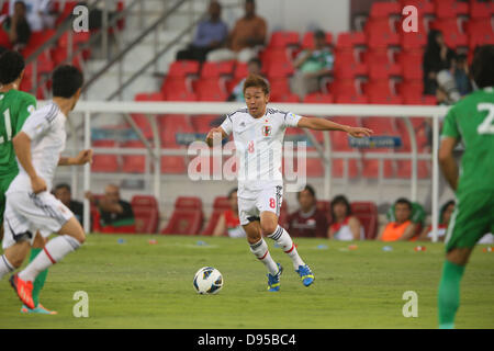 Hiroshi Kiyotake (JPN), le 11 juin 2013 Football / Soccer - COUPE DU MONDE : Brésil 2014 Tour Final qualificatif asiatique Groupe B entre l'Iraq 0-1 Japon à Al-Arabi Stadium, Doha, Qatar. (Photo de YUTAKA/AFLO SPORT) Banque D'Images