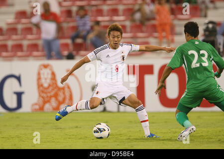 Hiroshi Kiyotake (JPN), le 11 juin 2013 Football / Soccer - COUPE DU MONDE : Brésil 2014 Tour Final qualificatif asiatique Groupe B entre l'Iraq 0-1 Japon à Al-Arabi Stadium, Doha, Qatar. (Photo de YUTAKA/AFLO SPORT) Banque D'Images