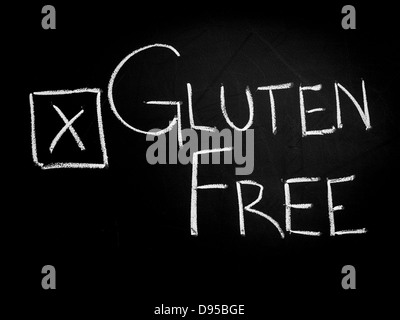 Sans gluten Sans choix santé Banque D'Images