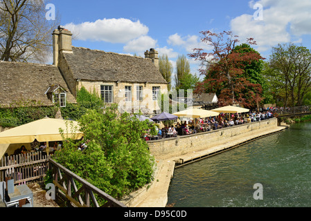 Le Trout Inn, Wolvercote, Oxford, Oxfordshire, Angleterre, Royaume-Uni Banque D'Images