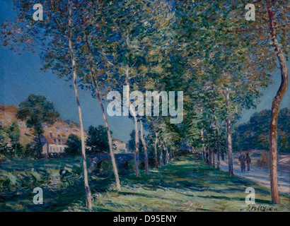アルフレッド・シスレーL'ALLEE DES PEUPLIERS A MORET Avenue of Poplars near Moret-sur-Loing - Wikipedia