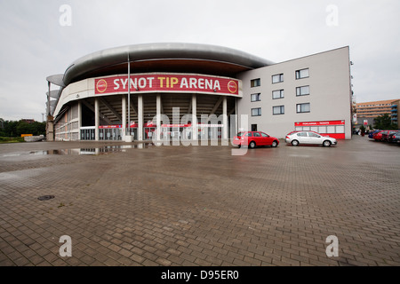 Stade Eden Arena, pointe Synot, SK Slavia Prague Banque D'Images