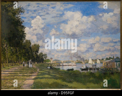 Claude Monet Le bassin d'Argenteuil XIX e siècle école française Musée d'Orsay - Paris 1872 Banque D'Images