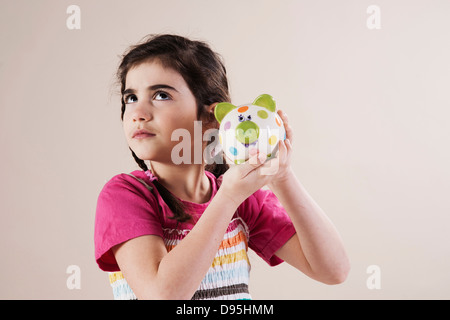 Portrait de petite fille,studio mannheim Banque D'Images