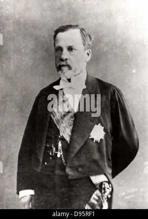 Louis Pasteur (1822-1895) chimiste et microbiologiste français, en 1852. Photographie. Banque D'Images