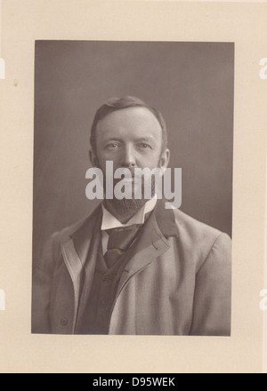 Henry Arthur Jones (1851-1929) dramaturge anglais. À partir de 'Le Cabinet Portrait Gallery' (Londres, 1890-1894). Woodburytype après photo de W & D Downey. Banque D'Images