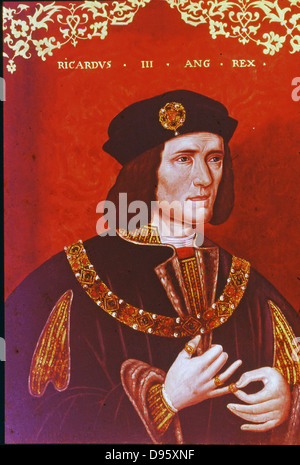Richard III (1452-1485) Roi d'Angleterre à partir de 1483. Banque D'Images