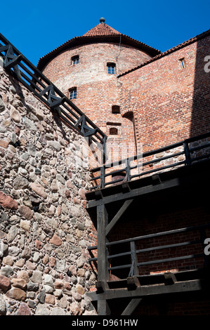 Château de l'Ordre Teutonique, construit en 1399-1405 en Zurich, en voïvodie de, Pologne, Europe Banque D'Images