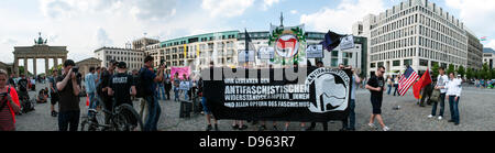 Berlin, Allemagne. Le 12 juin 2013. Manifestation à Berlin pour se souvenir de l'assassinat par Skin-Heads Ciment Méric, le 5 juin à Berlin. Credit : Crédit : Gonçalo Silva/Alamy Live News. Banque D'Images