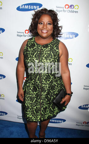 11 juin 2013 - New York, New York, États-Unis - SHERRI SHEPHERD assiste à l'arrivée de l'espoir pour les enfants Samsung 2013 Gala tenu à Cipriani, Wall Street. (Crédit Image : © Kaszerman ZUMAPRESS.com)/Nancy Banque D'Images