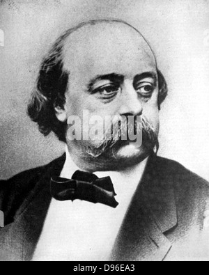 Gustave Flaubert (1821-1880) Auteur français. Banque D'Images