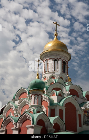 La Cathédrale de Kazan la Place Rouge Moscou Banque D'Images