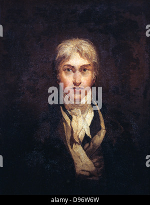 Joseph Mallord William Turner (1775-1851) l'artiste anglais. 'Autoportrait, l'âge de 24' la peinture à l'huile Banque D'Images