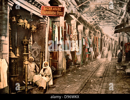 Souc-el-Trouk, Tunis, Tunisie, vers 1899 Banque D'Images