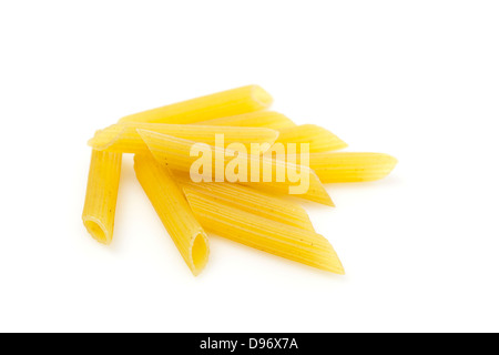 Penne à sec non cuit pâtes italiennes regata Banque D'Images