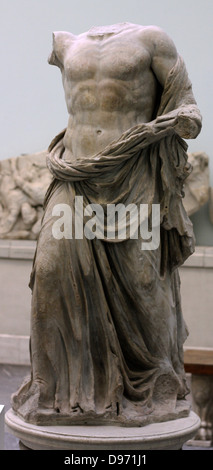 Pergame statue de Zeus le marbre, 2ème siècle avant JC. Banque D'Images