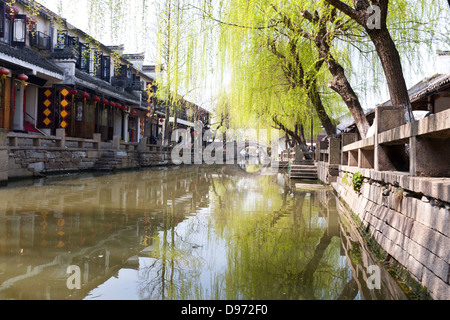 Zhouzhuang, ville d'eau en Chine Banque D'Images