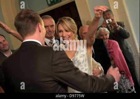 Lucy et Ben le faire , Pitzhanger Manor Parc Walpole , Ealing puis sur Ham Polo Club photos et nick@nickcunard.co.uk auteur Nick Cunard Banque D'Images