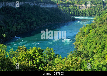 Gorge de la rivière Niagara et des rapides de Niagara Glen Niagara Falls Ontario Canada Banque D'Images